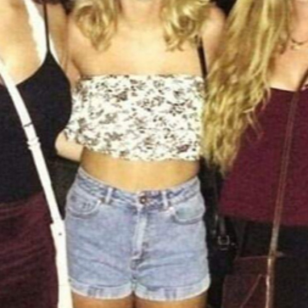 off the shoulder crop top